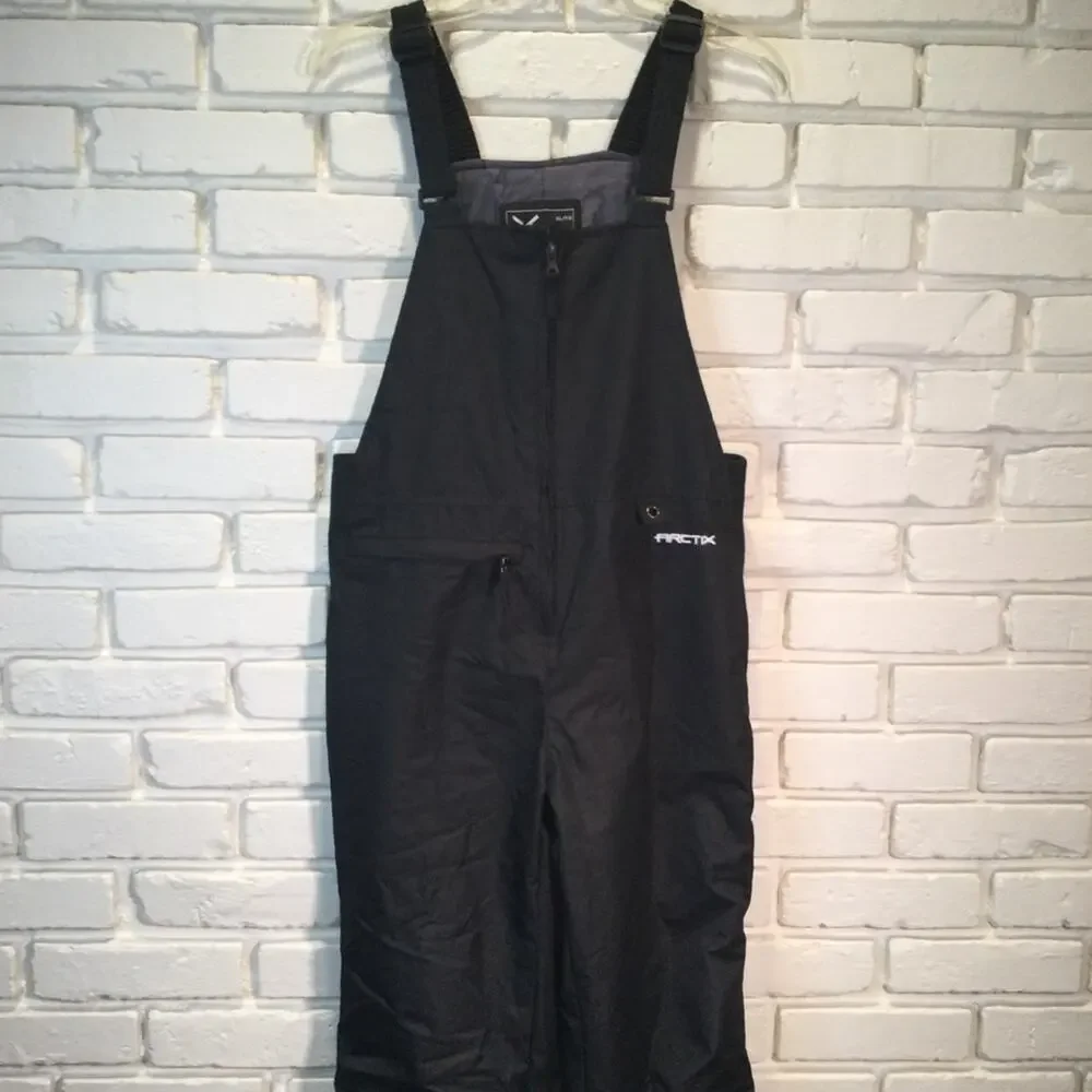 Arctix Kids Black Insulated Bib Overalls XL/18
